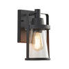 Bright Star Cone Wall Light Lantern - Black