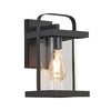 Bright Star Handle Wall Light Lantern - Black