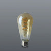 Spazio Twisted Carbon Filament E27 4W 280lm Warm White S64 Bulb