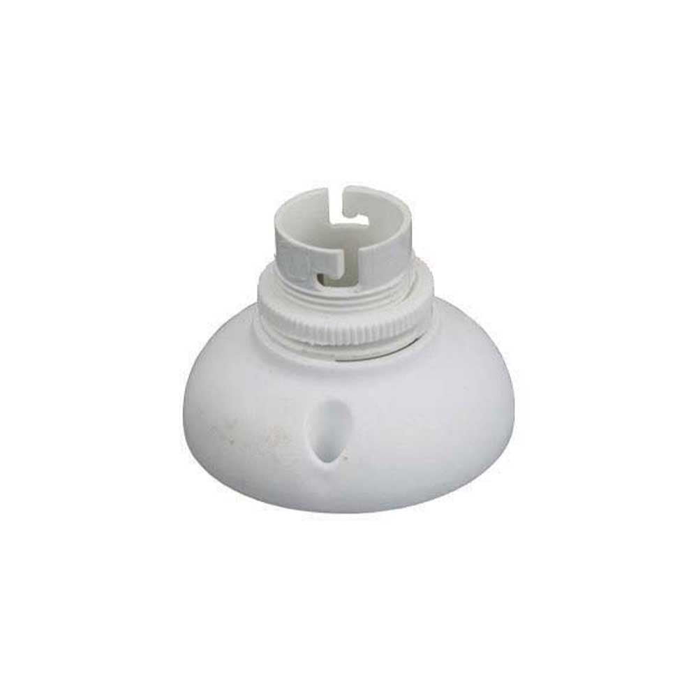 Tradeprice Baton PVC Lamp Holder B22 - White