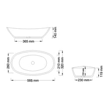 Load image into Gallery viewer, Crystallite Stone Layla Basin Wide
