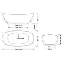 Load image into Gallery viewer, Crystallite Stone Layla 1.7 Bath
