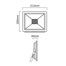 Load image into Gallery viewer, LED Floodlight 100W - Black
