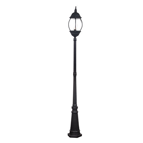 Oval Light Column - Black