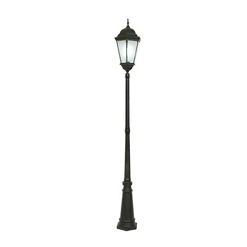 Bright Star Lantern Light Column - Black