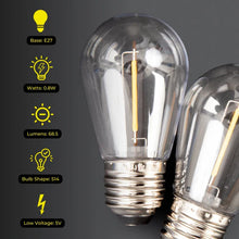 Load image into Gallery viewer, Litehouse LED Traditional Solar Festoon Replacement Bulb E27 5V 2700K
