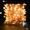 Litehouse Solar Copper Wire LED Fairy Lights 3000K