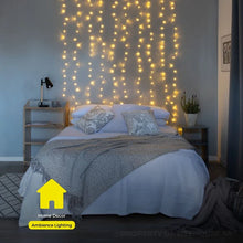 Load image into Gallery viewer, Litehouse Curtain LED Fairy Lights Warm White 2m
