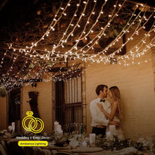 Load image into Gallery viewer, Litehouse Curtain LED Fairy Lights Warm White 2m
