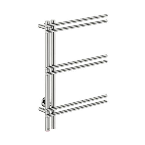 Bathroom Butler Loft Twin 6 Bar Straight Heated Towel Rail with PTSelect Switch