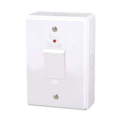 Lesco LSS Surface Mount Isolator Switch 2P 30A 4 x 2