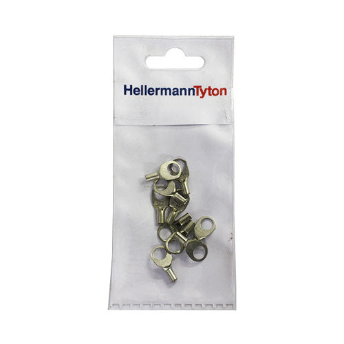HellermannTyton Standard Cable Lugs HTB15 1.5mm Cable Size 5mm Stud - 10 Pack