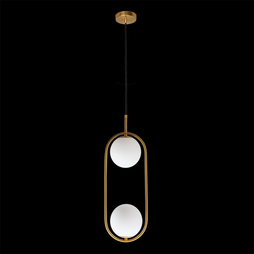 K. Light Luna Double LED Pendant - Gold