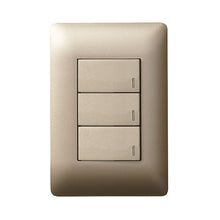 Load image into Gallery viewer, Legrand Ysalis 3 Lever 2 Way Light Switch 4 x 2
