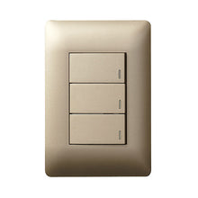 Load image into Gallery viewer, Legrand Ysalis 3 Lever 1 Way Light Switch 4 x 2
