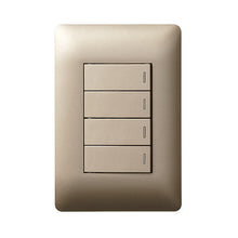 Load image into Gallery viewer, Legrand Ysalis 4 Lever 2 Way Light Switch 4 x 2
