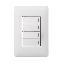 Load image into Gallery viewer, Legrand Ysalis 4 Lever 1-Way Light Switch 4 x 2
