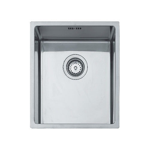 Teka Linea R15 34.40 Single Bowl Undermount Sink - Stainless Steel