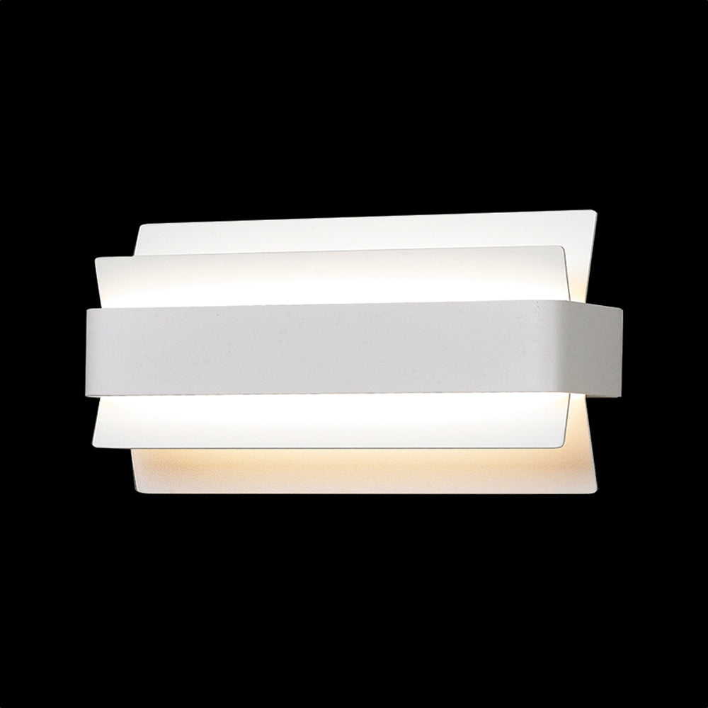K. Light Large Slated Wall Light LED 16W 3000K - White