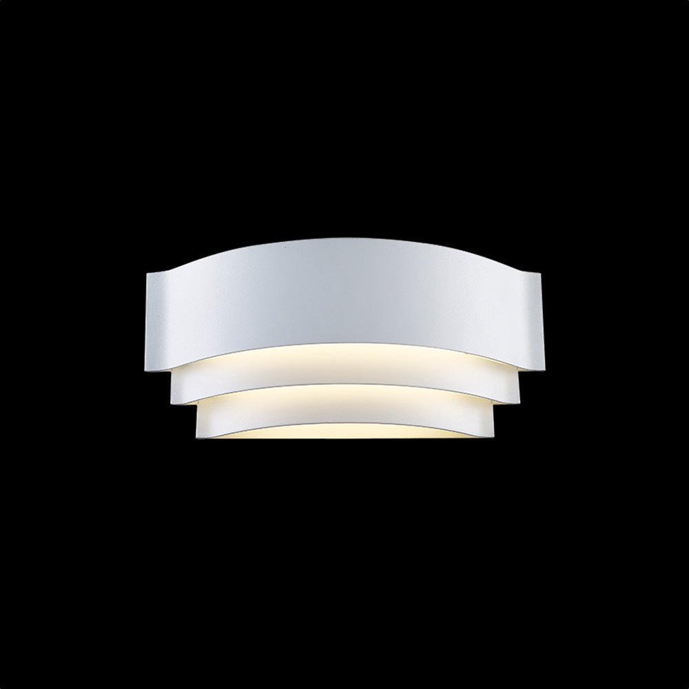 K. Light Medium 3-Step Wall Light LED 6W 3000K - White