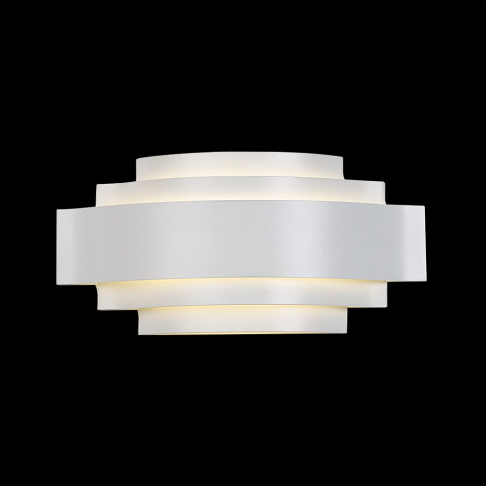 K. Light Large 5-Step Wall Light LED 20W 3000K - White