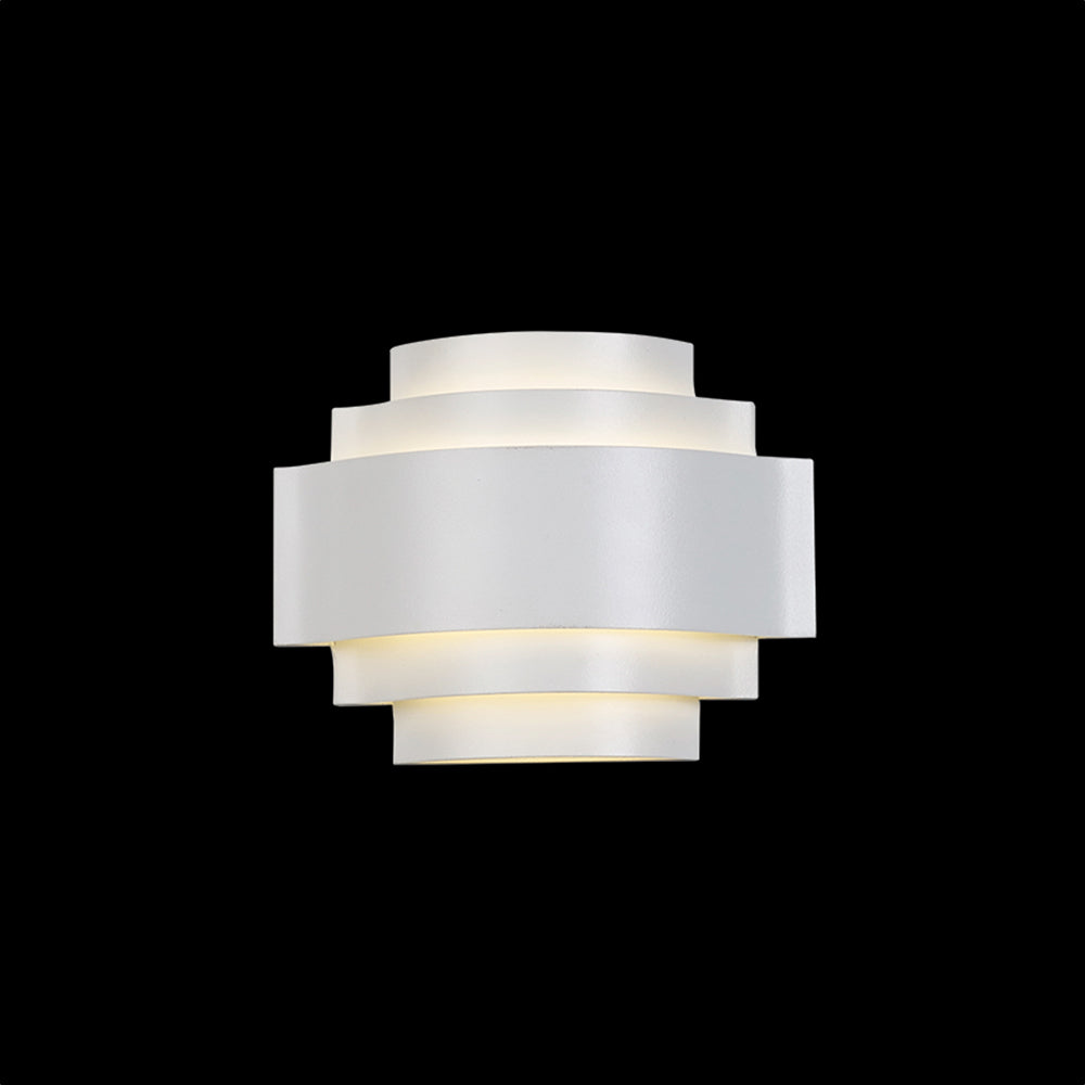 K. Light Medium 5-Step Wall Light LED 12W 3000K - White