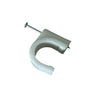 Cable Clips Round White - 3 to 20mm /100pk