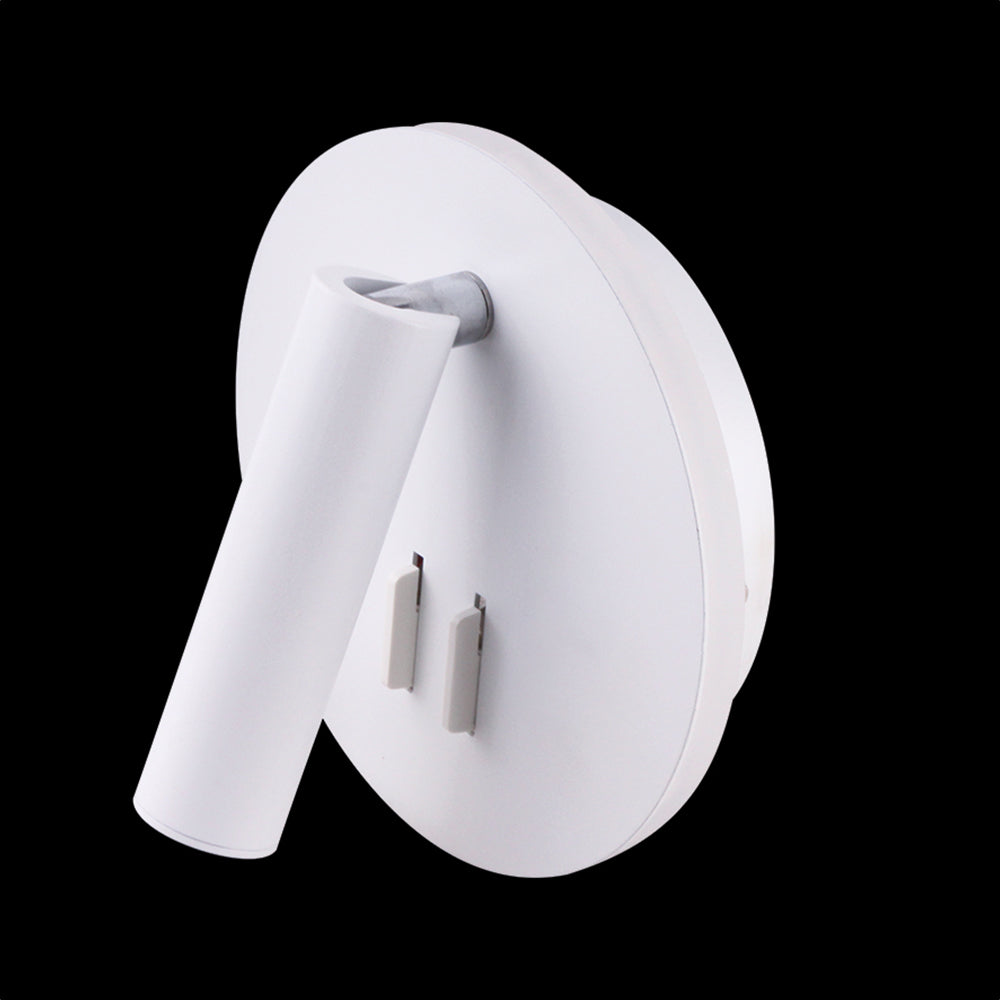 K. Light Round Wall Reading Light LED 8W 600lm 3000K - White
