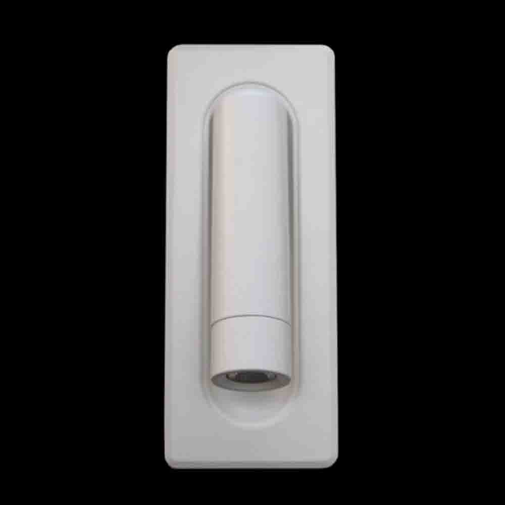 K. Light LED Recessed Wall Reading Light 3W - White