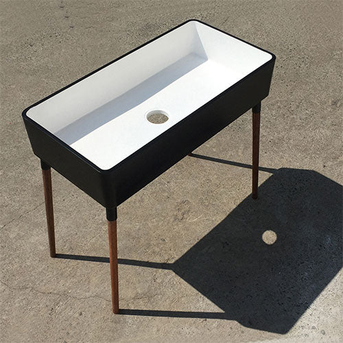 RossCo Giant Single Bowl Butler Sink on Meranti Legs