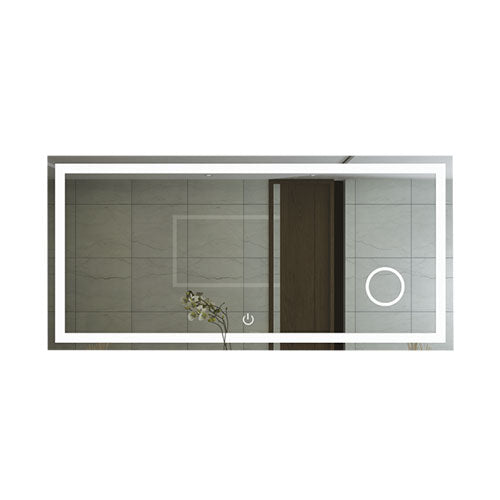 Bright Star Rectangular 72W LED Mirror with ON/Off Mirror Touch Switch