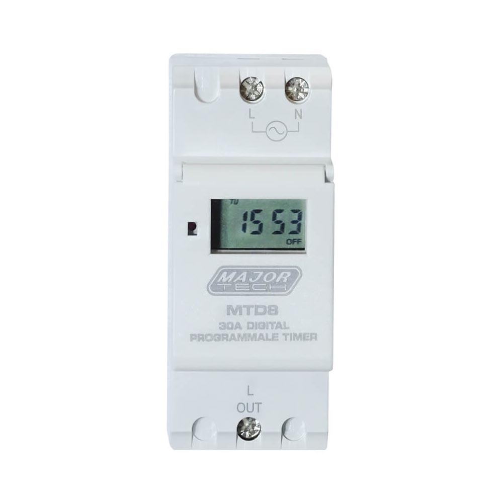 Major Tech 8 Setting Digital Industrial Programmable Timer – Livecopper
