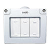 Onesto Matrix 3 Lever 1 Way Switch Enclosure IP55