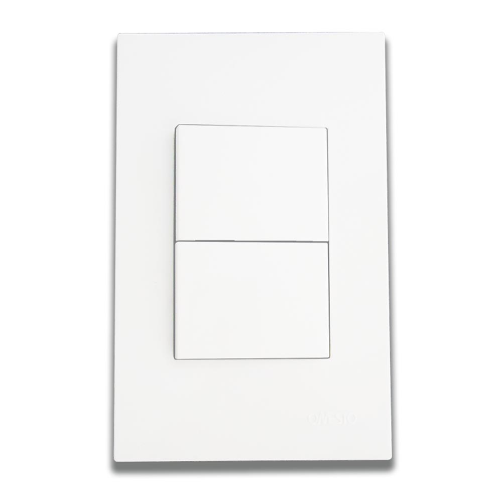 Onesto Matrix Medium 2 Lever 1-Way Light Switch 4 x 2