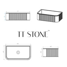 Load image into Gallery viewer, Two Tone Stone Magna Countertop Vanity Basin
