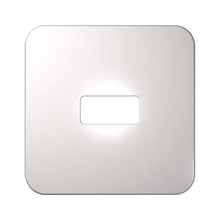Load image into Gallery viewer, VETi 1 1 Horizontal Module Cover Plate 4 x 4 - White Trim
