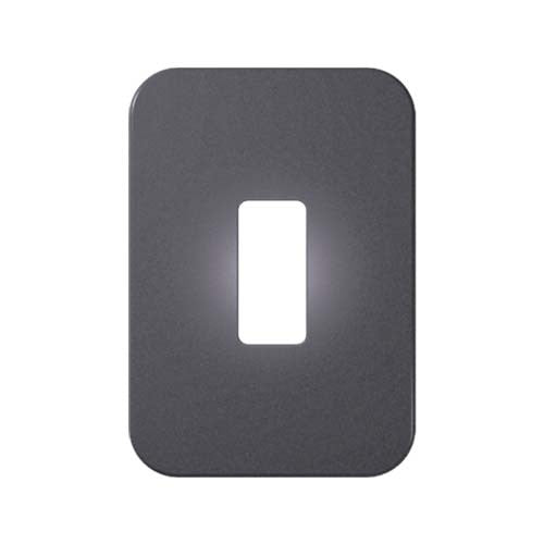 VETi 1 1 Vertical Module Cover Plate 4 x 2 - White Trim