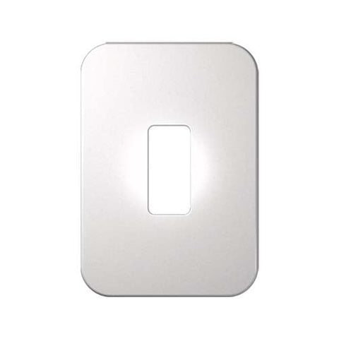VETi 1 1 Vertical Module Cover Plate 4 x 2 - White Trim