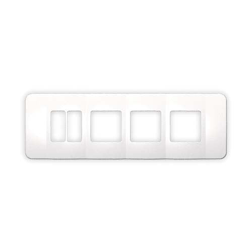 VETi 1 Omni Cluster 2 Vertical & 3 Wide Module Cover Plate - White Trim