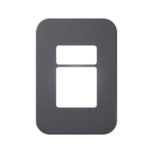 VETi 1 1 Horizontal & Wide Module Cover Plate 4 x 2 - White Trim