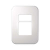 VETi 1 1 Horizontal & Wide Module Cover Plate 4x2 - White Trim