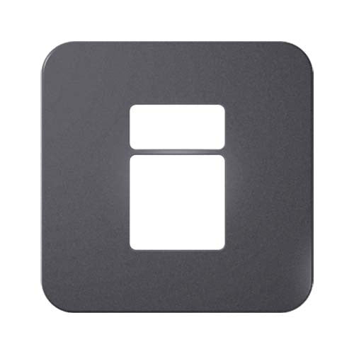 VETi 1 1 Horizontal & Wide Module Cover Plate 4 x 4 - White Trim