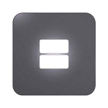 Load image into Gallery viewer, VETi &lt;i&gt;1&lt;/i&gt; 2 Horizontal Module Cover Plate 4 x 4 - White Trim
