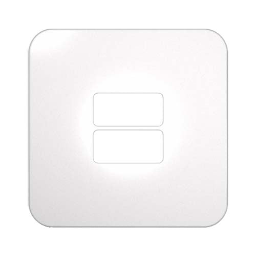 VETi 1 2 Horizontal Module Cover Plate 4 x 4 - White Trim