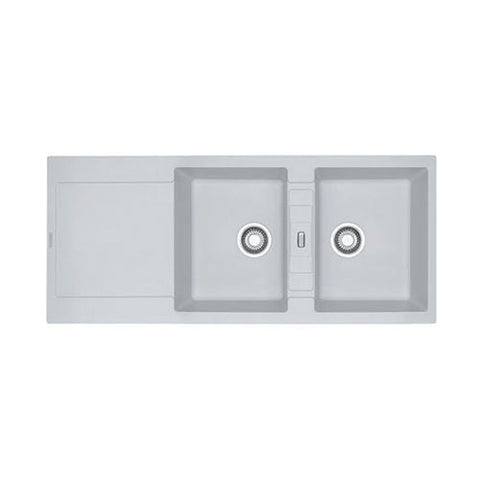 Franke Maris MRG621 Fragranite Double Bowl Inset Sink 500x1160mm - Polar White