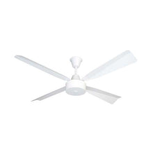 Load image into Gallery viewer, Solent Maxima 4 Blade Ceiling Fan 1400mm - Matt White / Brushed Aluminium
