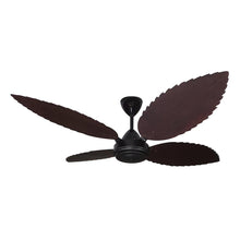 Load image into Gallery viewer, Solent High Breeze 100 4 Blade Ceiling Fan 1500mm - Mahogany Palm Leaf
