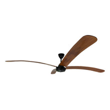 Load image into Gallery viewer, Solent High Breeze 4 Blade Ceiling Fan 2000mm - Bent Light Teak

