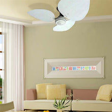 Load image into Gallery viewer, Solent High Breeze 100 3 Blade Ceiling Fan 1400mm - White Palm Leaf Oval
