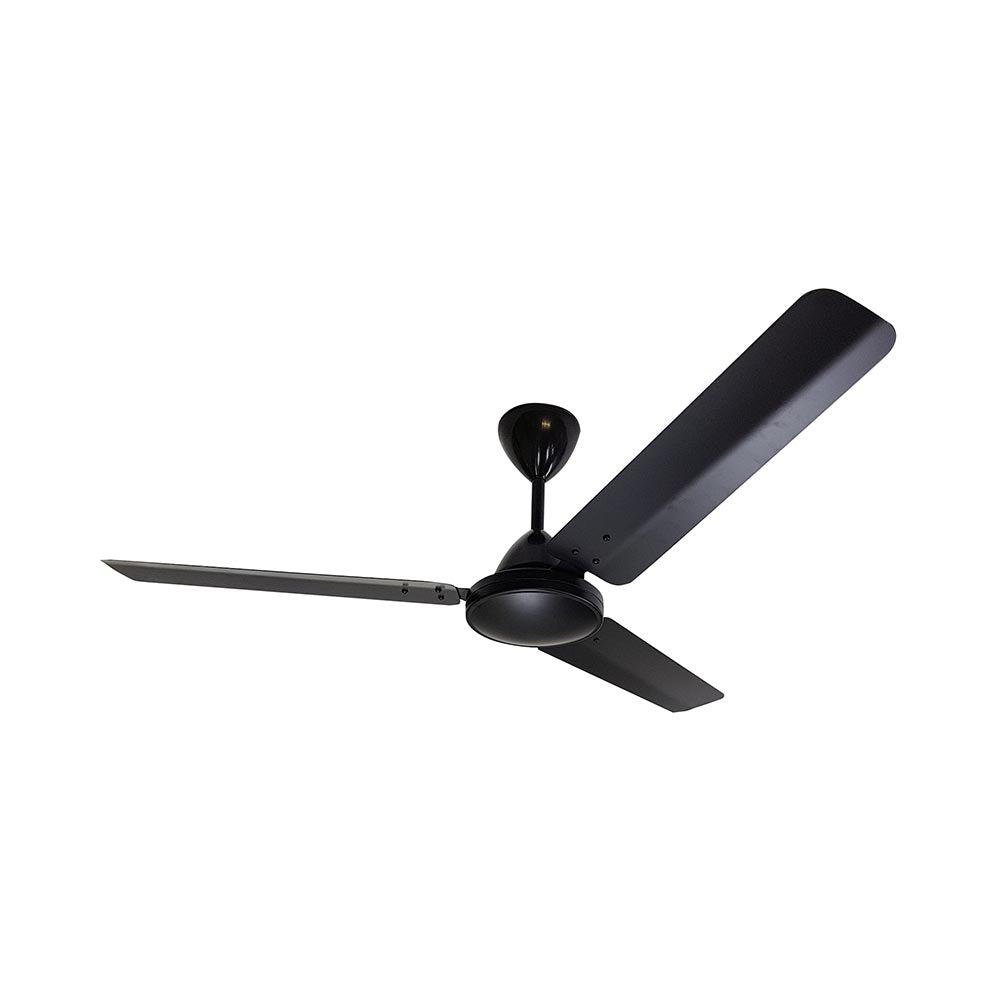 Solent Whirlwind 3 Blade Ceiling Fan 1400mm - Black